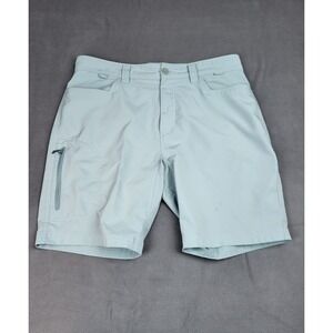 Simms Fishing Shorts Mens 34 Blue Lightweight Stretch Outdoor Utility Pocket